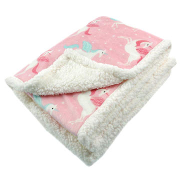 soft and comfortable baby soft thick fleece blanket